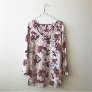 Free People Floral Top